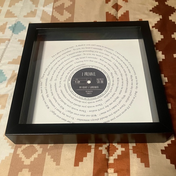 I prevail band wall decor framed vinyl record design NEW - Picture 1 of 7